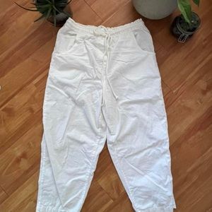 Vintage Linen Capris